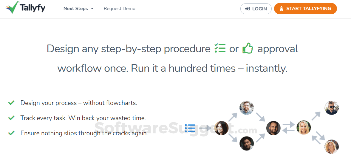 Tallyfy Pricing Features Reviews 2022 Free Demo